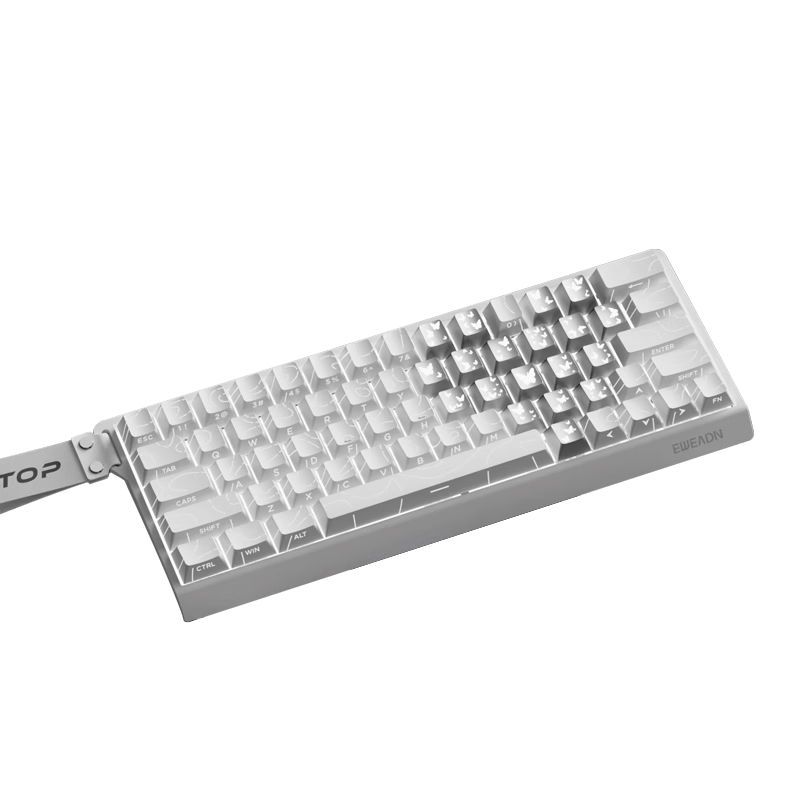 EWEADN DK63 Mechanical Gaming Keyboard Hot-Swappable Wired Customizable 63-Key Layout Side-Printed High-Quality Desktop Office