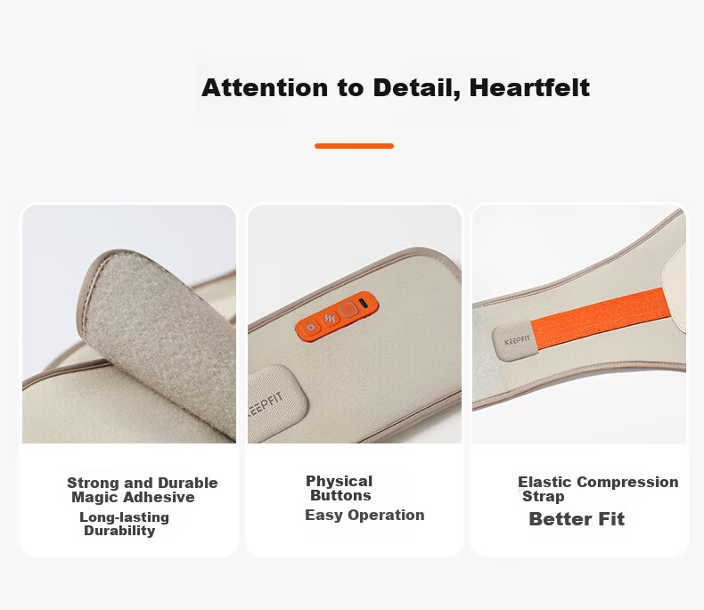 Kepufei Waist Massager, Heating Belt, Hot Compress, Moxibustion, Lumbar Disc, Birthday Gift for Men And Women 25