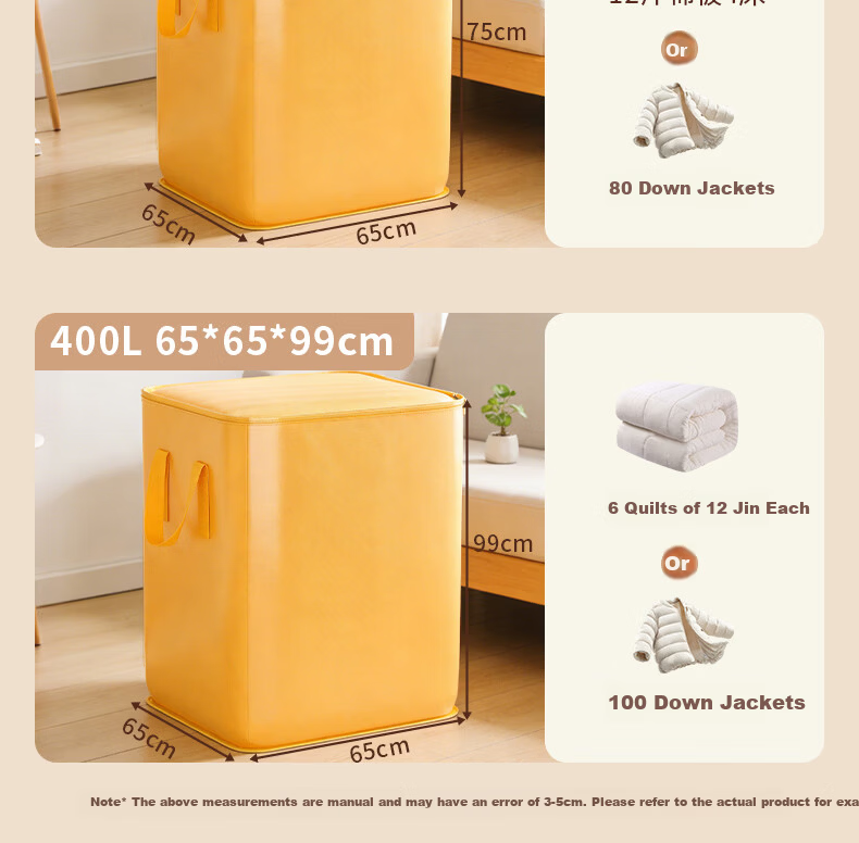 Miaoxinsi Large Capacity Moving Packing Bag Woven Ton Bag Logistics Transfer Organizer Thickened Waterproof Quilt Clothes Packing Tool 12
