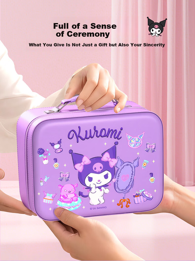 Starry Bubble Galaxy Kuromi Kids Cosmetics Girls Birthday Gift Pretend Play Non-Toxic Toy for Ages 5-10 6