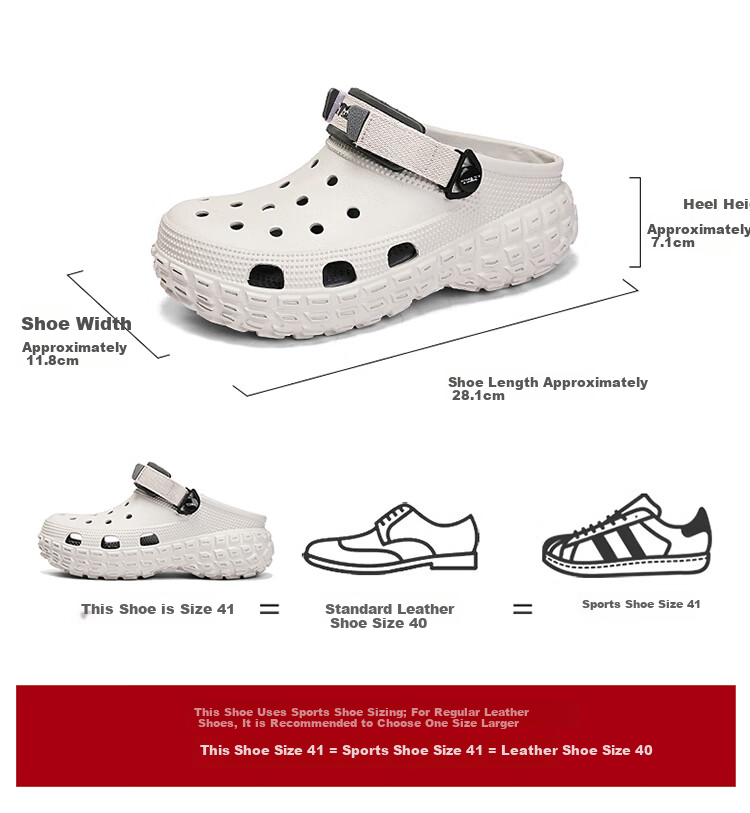 G.N.Shi Jia Men's Shoes, Summer Outdoor Wear, Thick-Soled Hollow Breathable Hole Shoes, Outdoor Stream Tracing Beach Sandals 17