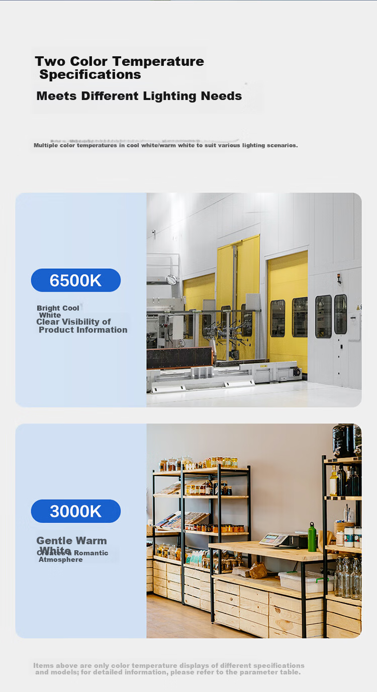 BULL LED Bulb High Brightness Pillar Shape Factory Supermarket High Power 40W Bulb White Light 6500K E27 Screw Base 4
