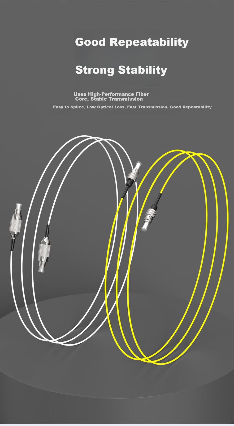 SK-LINK Telecom Grade Single-Mode Ribbon Fiber Optic Patch Cord 4-Core SC Fiber Optic Pigtail ODF Distribution Frame Flange Splitter Box Terminal Box Fusion Splice Tray 1 Meter 2
