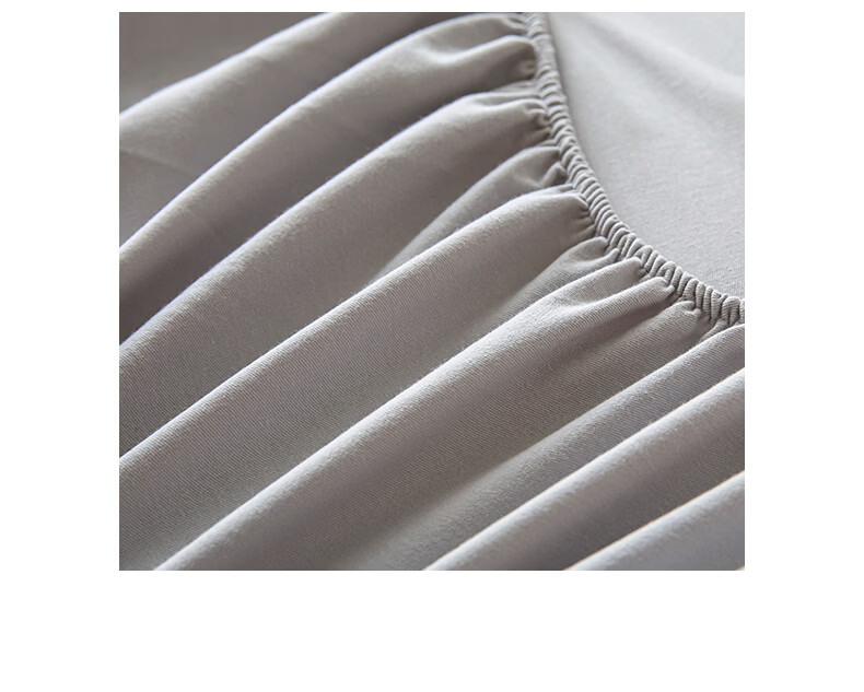 Nanjiren Fitted Sheet Single Piece Full Coverage Mattress Protector Non-Slip Dustproof Home Bed Cover 150*200cm 10