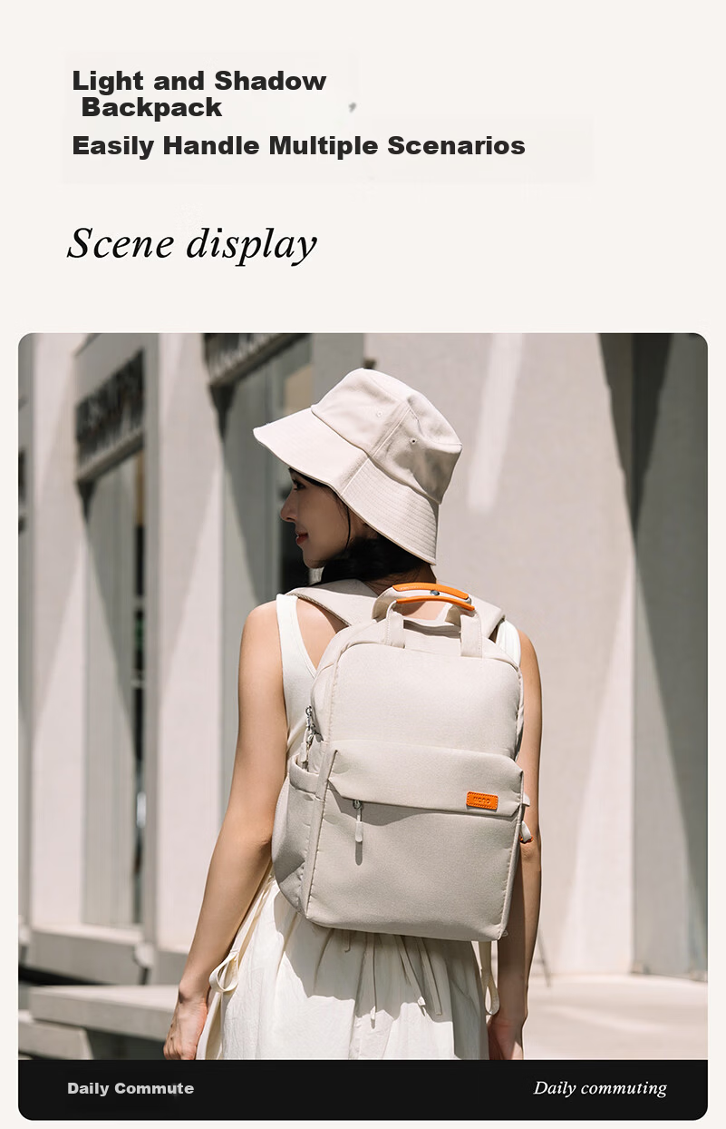 Llano C4 Light and Shadow Camera Backpack Portable Small Unisex Photography Bag One Camera Multiple Lenses DSLR Mirrorless Storage Bag Compatible with Sony, Canon, Fuji XT5, Nikon Z30/Z50 13
