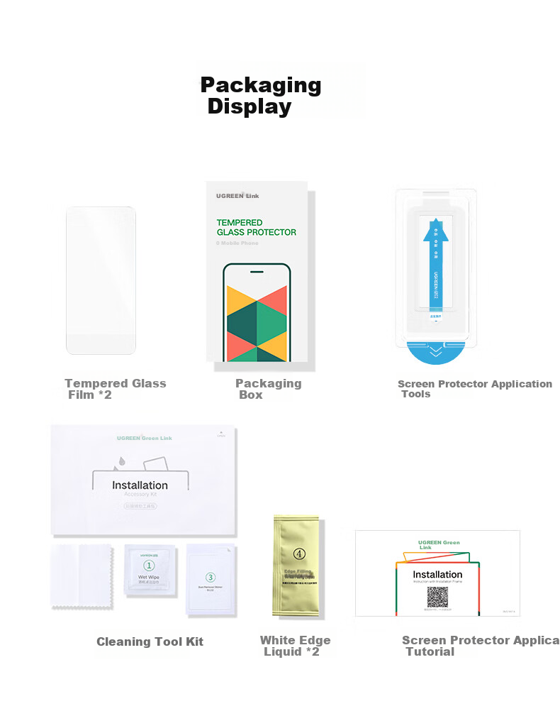 UGREEN [Instant Screen Protector] Tempered Glass Film for Redmi K90 Pro Max, Full Coverage Anti-Shatter Anti-Fingerprint Ultra-Sonic Quick Unlock for Redmi K90 Pro Max Smartphone 21