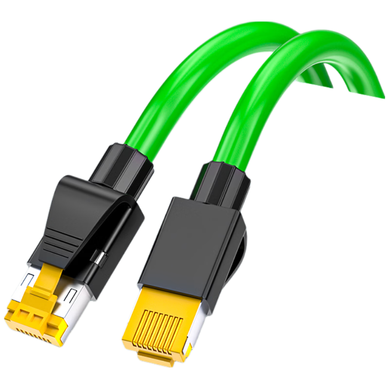 BOSENDE Industrial Shielded Cable, Profinet Anti-Vibration 8P4C, 8-Core Finished High Flexible Trailing Cable, 0.5 Meter, BSD-GY8P