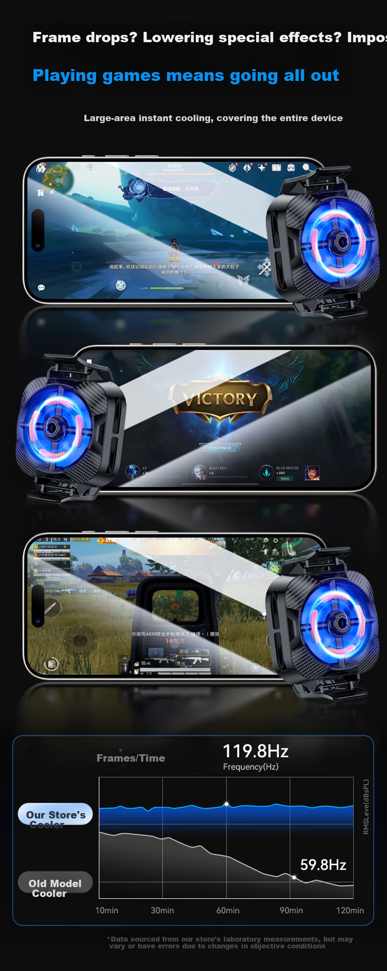 KOVOL [300,000mAh Dual-Use Model] Magnetic Phone Cooling Pad for Live Streaming, Temperature Control Device, Semiconductor Cooling Back Clip for Apple IPhone 17 Gaming 10