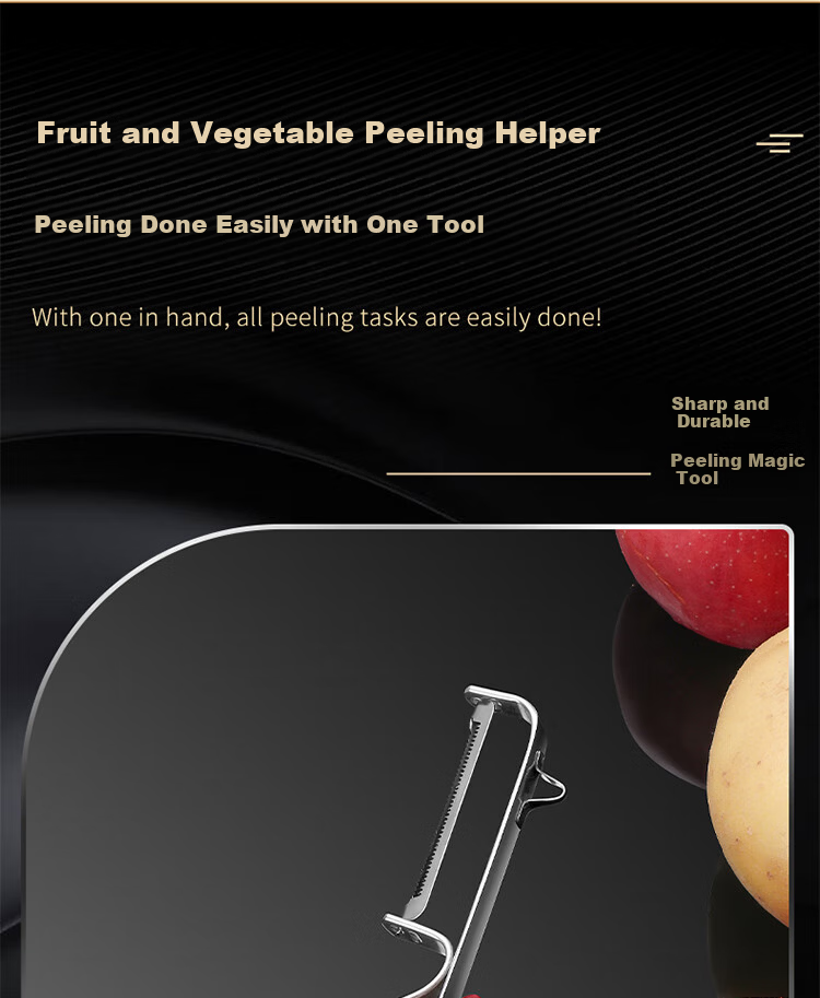 Baijie Stainless Steel Multi-function Peeler Scraper Peeler Peeler Planer Peeler Shaver Peeler Artifact Fruit Knife 3