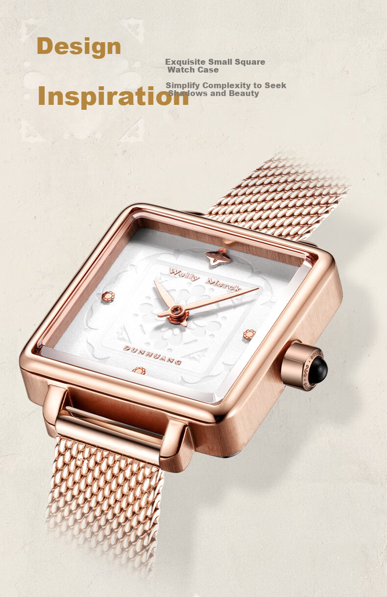 Welly Merck Flying Shadow Quartz Women's Watch Waterproof Birthday Gift 3