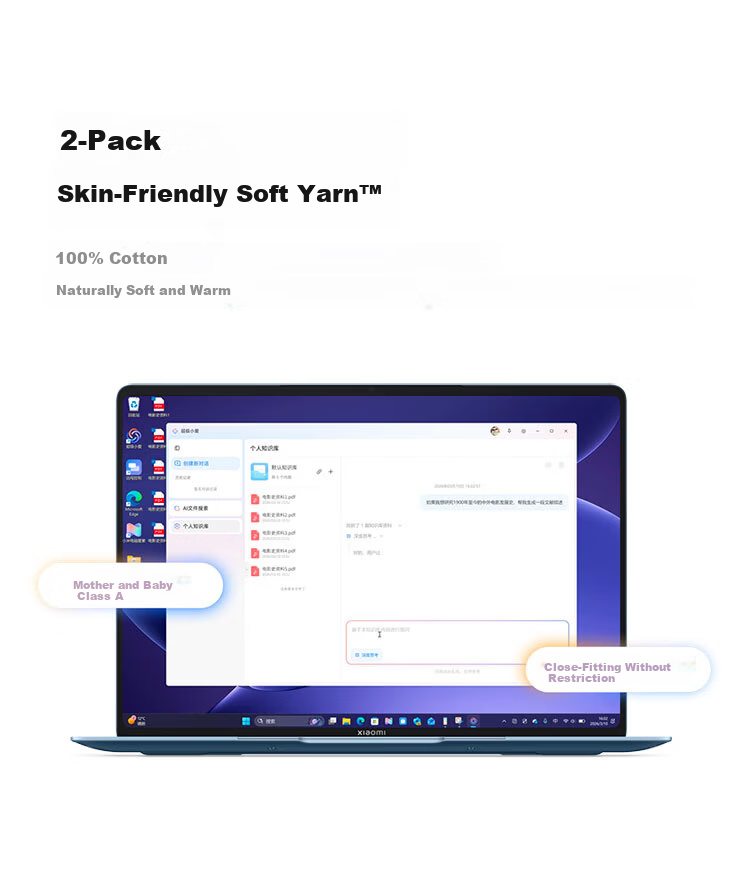 Xiaomi Book Pro 14 Ultra-thin Laptop 3rd Gen Core Ultra5-338H 32GB 1TB White 3.1K 120Hz Touchscreen 17
