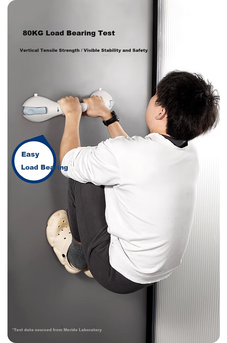 Meiruide Enlarged Suction Cup Hands-Free Elderly Safety Grab Bar Toilet Handrail Elderly Toilet Handrail TY-FS-6166 20