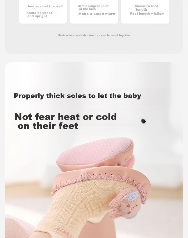 Shiyuejiejing Baby Shoes And Socks, Summer Toddler Walking Shoes And Socks, Non-Slip Floor Socks for Boys And Girls, All Seasons Socks for Infants 6