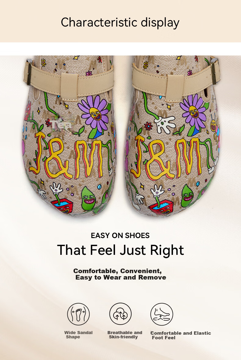 J&M Birkenstock Women's Ultra Thick Toast Soft Sole Slip-On Open Toe Sandals, Apricot, Size 36 8
