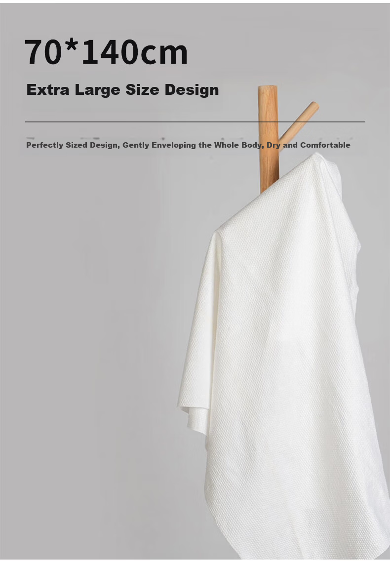 Jinghuisichuang Disposable Bath Towels 5-Pack Travel Thickened Compressed Large Bath Towels Portable for Travel Business Hotel Use 6