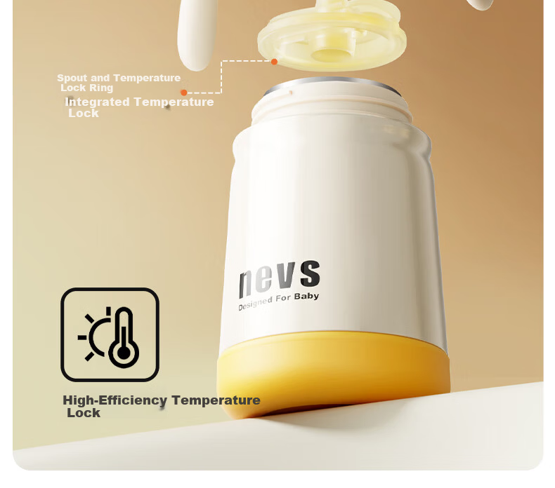 NEVS Kids Insulated Water Bottle Elementary School Direct Drinking Large Capacity Straw Cup 316 Stainless Steel Kindergarten Water Cup 500ml 5