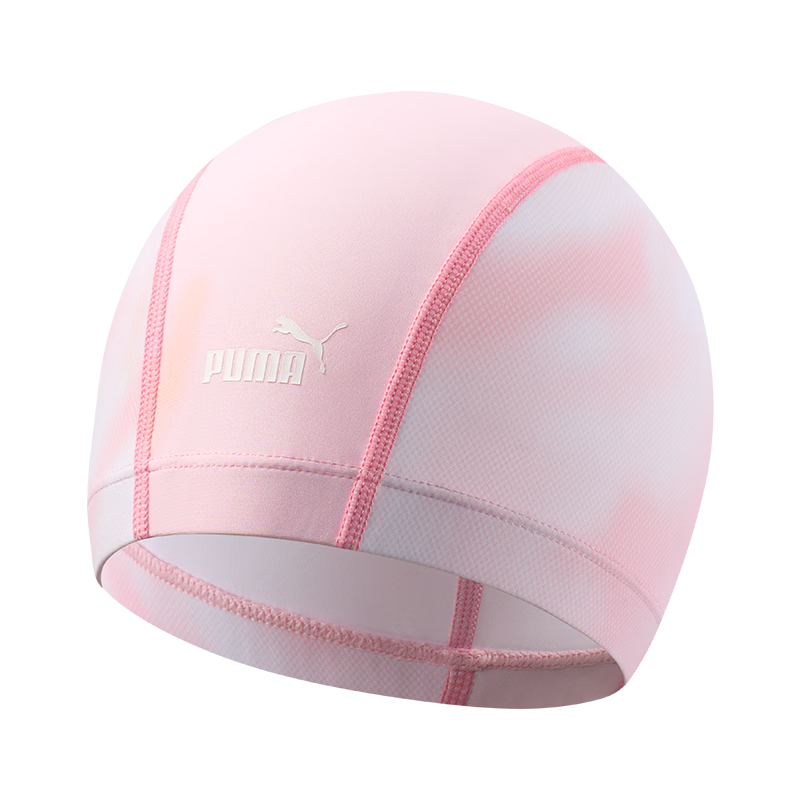 PUMA Adult Swim Cap Breathable High Elasticity Fabric Swim Cap Skin-Friendly Lightweight Durable Swimming Cap for Long Hair Portable