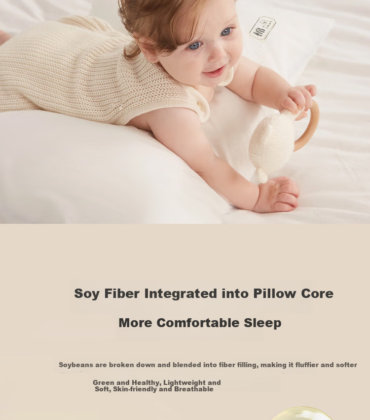 ZiiU Hotel Pillow Class A Pure Cotton Home Neck Support Pillow Core Washable Pair 48*74cm 5