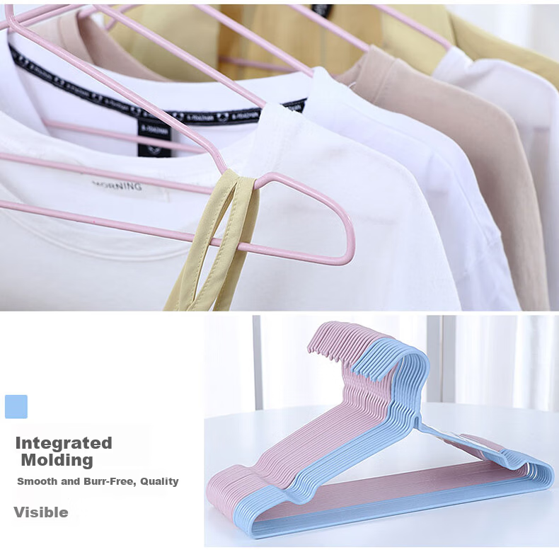 Jingjiayi Non-Slip Seamless Hangers for Adults, Thickened And Widened Large Size Clothes Hangers, 45cm, Pack of 10 7