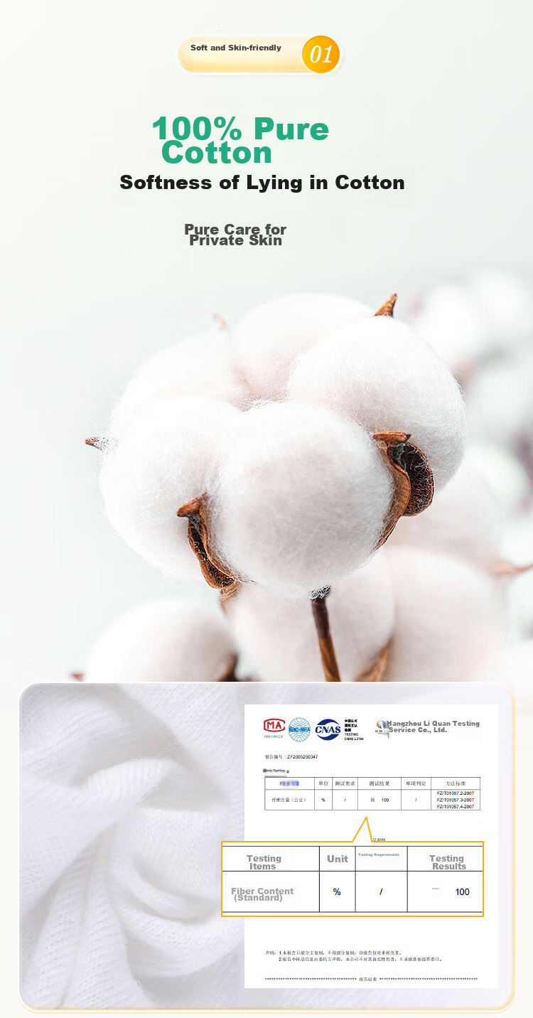 Banzheni Disposable Underwear for Women, Pure Cotton, Large Size, Maternity, Travel, Business Trip, No-Wash, Daily-Use, Individually Packaged 9