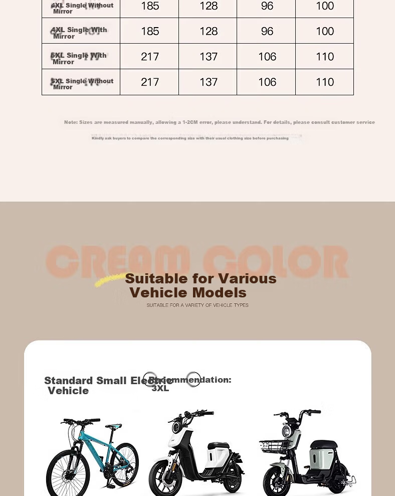 Beimei Electric Scooter Raincoat for Women, One-Piece Full-Body Protection against Wind And Heavy Rain, Adult E-Bike Riding Single-Person Poncho 17