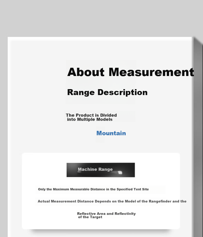 Nohawk Laser Rangefinder Telescope High-Precision Measuring Device Home Use 800m Distance/Height/Angle/Scanning 12
