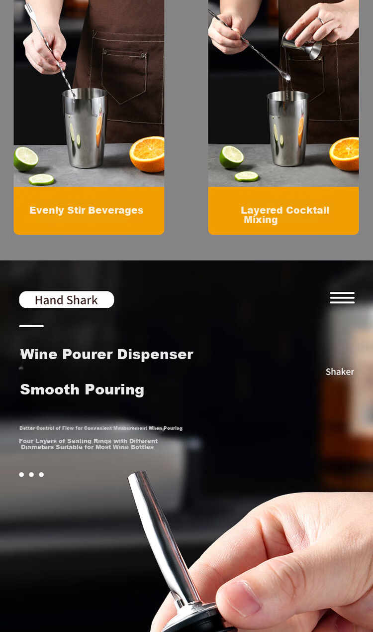 BJ 304 Stainless Steel Muddler, Crushing Rod, Juice Extractor, Handheld Lemon Tea Tool, Ice Crusher, Shaker Cup 4