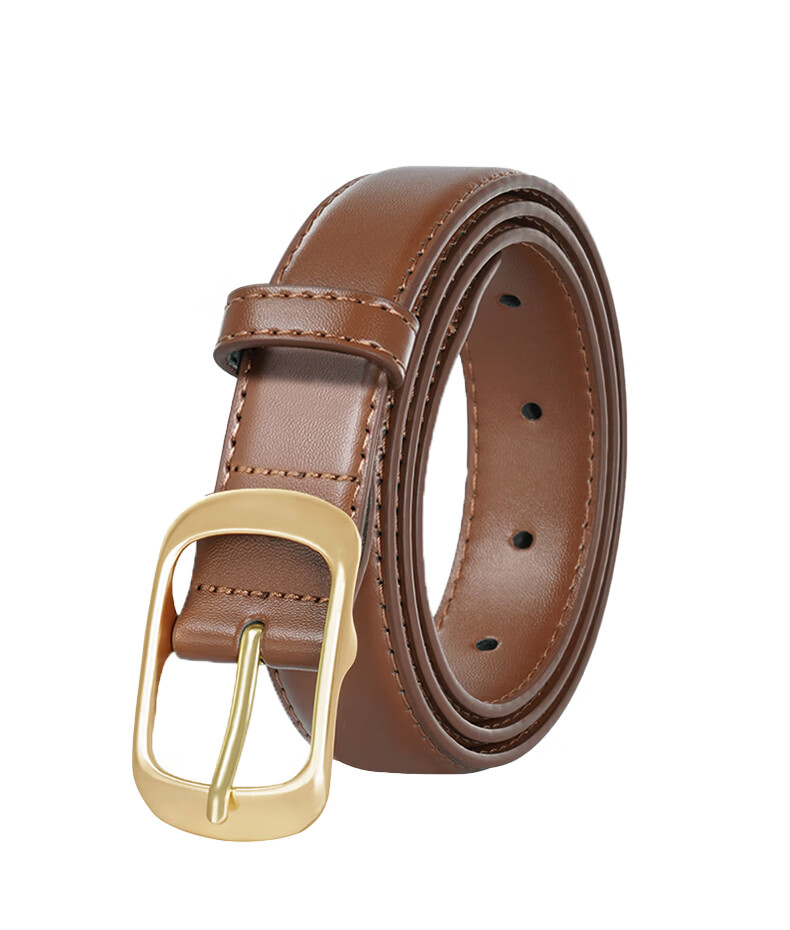 CARTELO Women's Leather Belt Denim Waist Belt Korean Style Simple Versatile Pin Buckle Belt Birthday Gift for Girlfriend 7