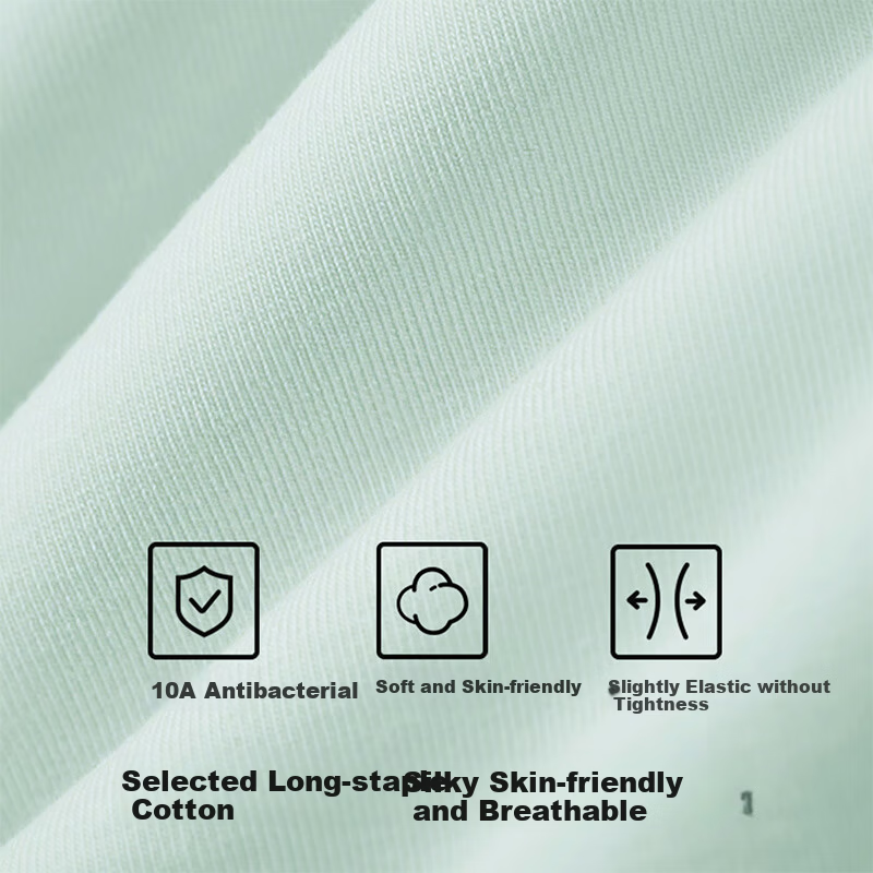 Onoko Women's Underwear 2025 New 10A Grade Antibacterial Breathable Comfortable Baby Cotton Skin-Friendly