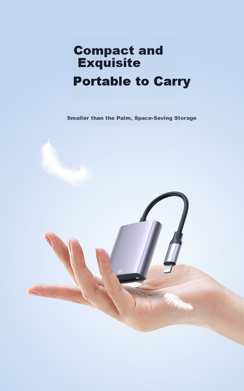 LinkStone XD Card Reader for Olympus Fuji CCD Memory Canon Kodak Digital Camera Storage Card Compatible with Apple iPhone OTG 7
