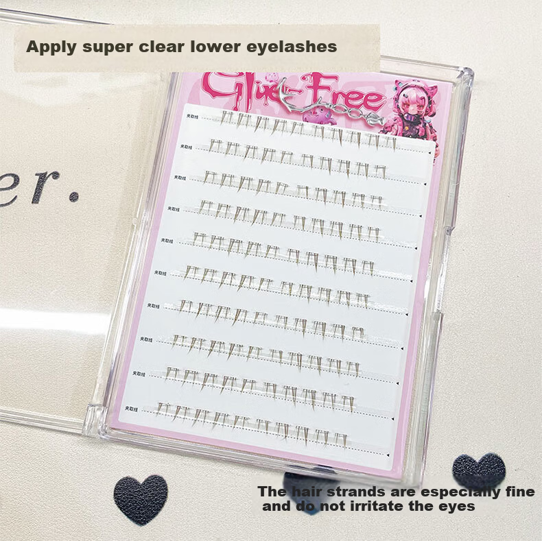BQI Cool Sensation Slant Flying Mini Fox Ultra Soft Fox Style False Eyelashes Natural Sunflower Realistic 2025 New Model 4
