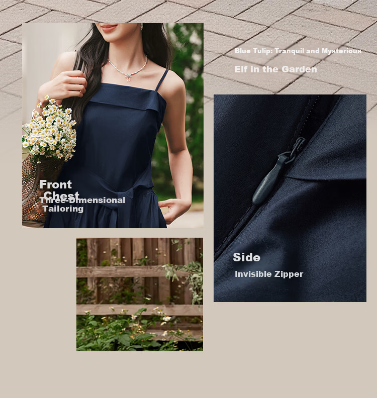 Semir Chen Duling Tulip Hem Strapless Dress Women's Summer 2026 Pure Desire Long Dress 109326114003 5