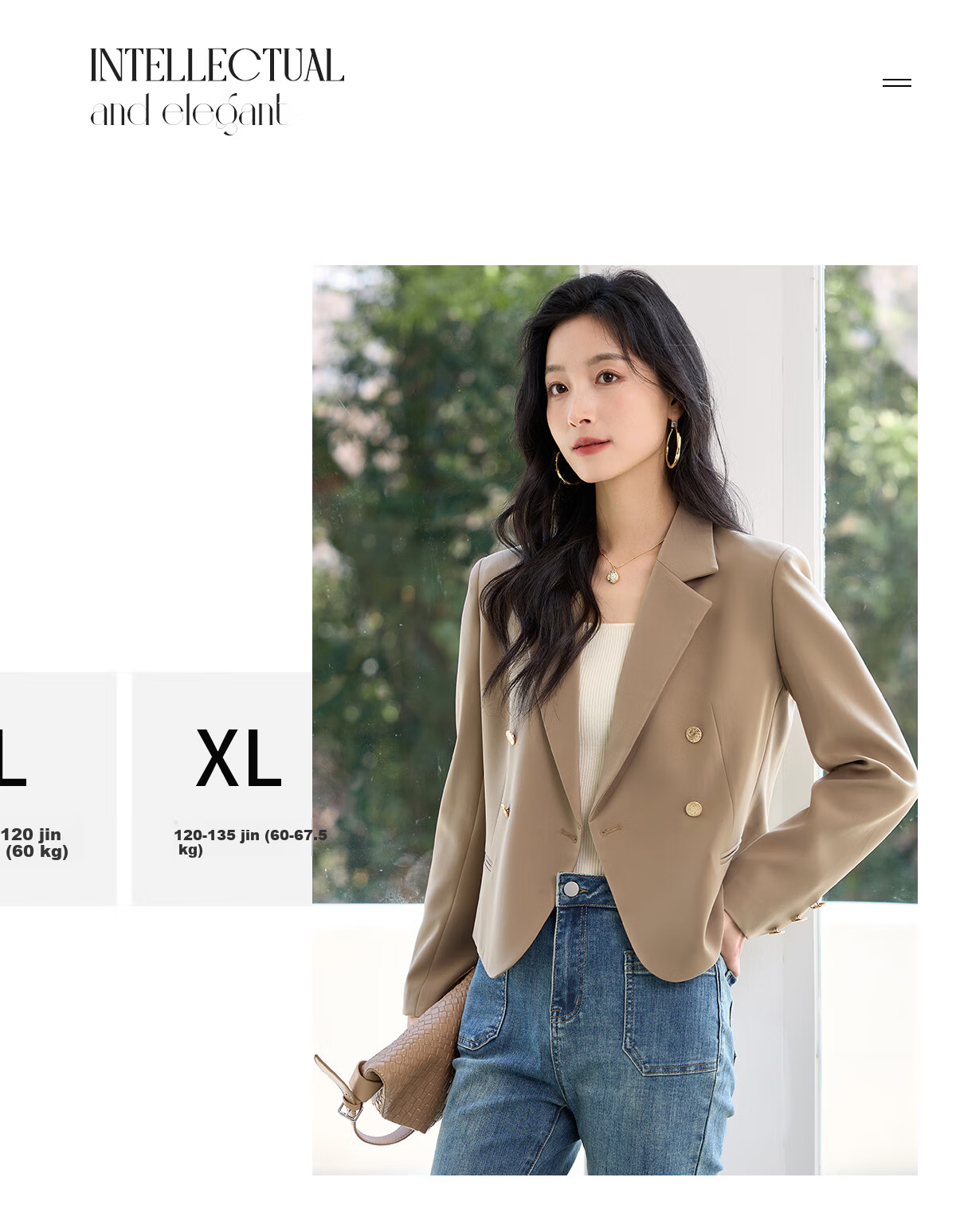 Chushen Spring and Autumn Women's Fashionable Short Casual Blazer Jacket S41U059 8