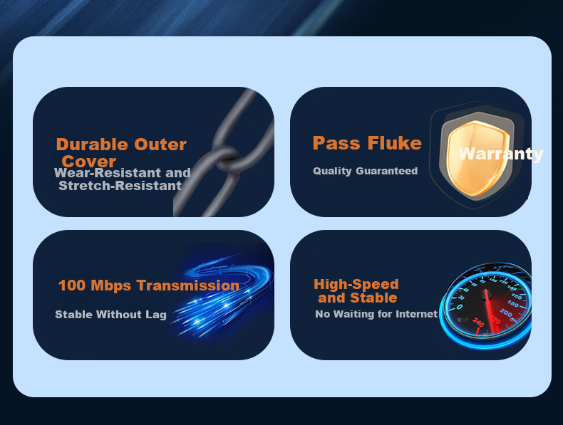 Hikvision Cat6 Ethernet Cable 0.515mm Oxygen-Free Copper Core Unshielded Gigabit Home Network Wiring Surveillance Cable 305m 3