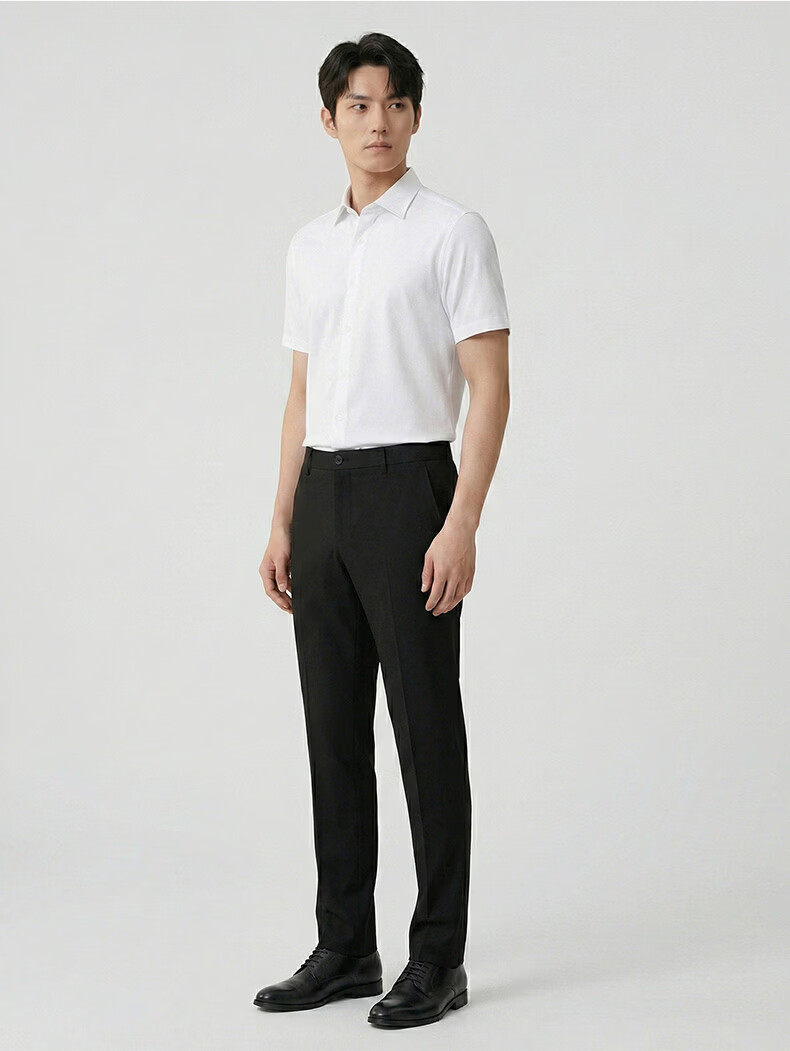 G2000 Men's 2026 Spring Summer Commuter Short Sleeve Shirt Quick-Dry Wrinkle-Free Anti-Static Mall Edition 16