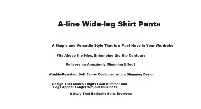 FitonTon Yamamoto Workwear Skirt Pants for Women 2025 Hot High-Waist A-Line Bodycon Skirt Wide-Leg Trousers for Women 2