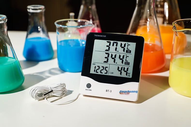 Elitech Laboratory Temperature and Humidity Meter Industrial Digital High-Precision Thermometer with Alarm BT-3-01 7