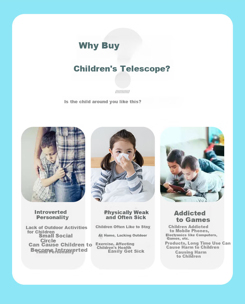 Star Eagle Children's Telescope High-Definition High-Power Military Night Vision 100km Professional Grade Kids Gift Eye-Safe 4