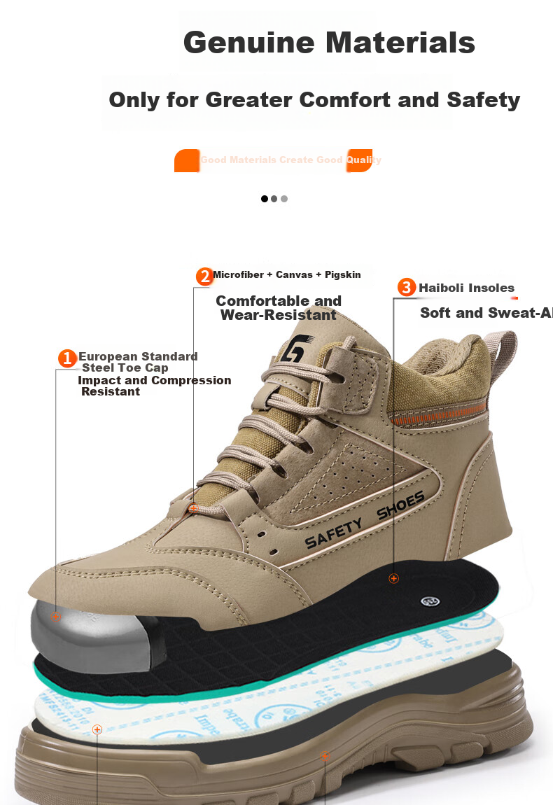 Jingtu Men's High-Top Insulated 10KV Anti-Smash Anti-Puncture Work Electrician Safety Shoes E3087BK-J Size 41 4