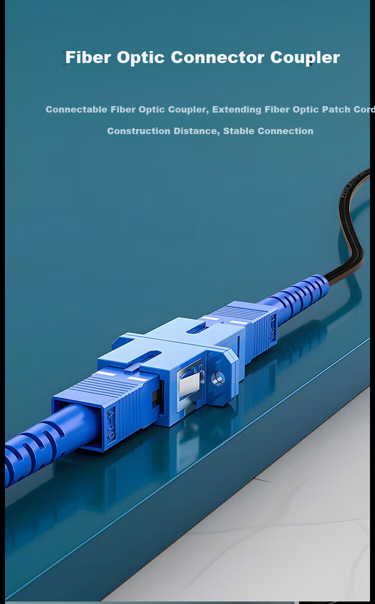HAILE Optical Fiber Extension Cable, Telecom Grade, Single Mode Single Core 1 Core 3 Steel Wire SC-SC Pigtail Jumper, Outdoor Indoor Cable 60 Meters GJYXCH-2SC Black 8