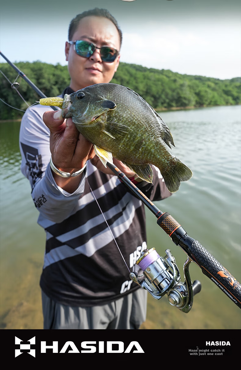 HISTAR 2.04m Gun Handle Fishing Rod [C682M Black Pit Obstacle] Butterfly Worm Rod [Fuji SIC Ring Golf Grip] 14