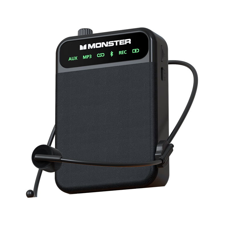Monster Soundbase N23 Wireless Bluetooth Speaker with Wired Microphone, Teacher's Amplifier, Tour Guide, Meeting Use, 15% National Subsidy