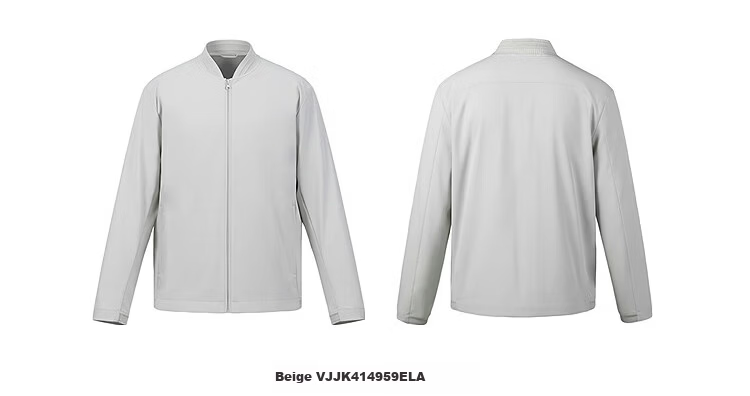 YOUNGOR Men's Spring New Baseball Collar Single Jacket Business Casual Commuting Versatile Outdoor Coat 414959E 18