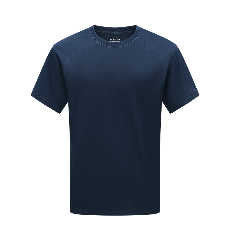 Kolumb Short Sleeve T-Shirt Summer Moisture-Wicking Quick-Dry Cloud-Feel Sorona Sun Protection Outdoor Half Sleeve Stardust Blue L(175)