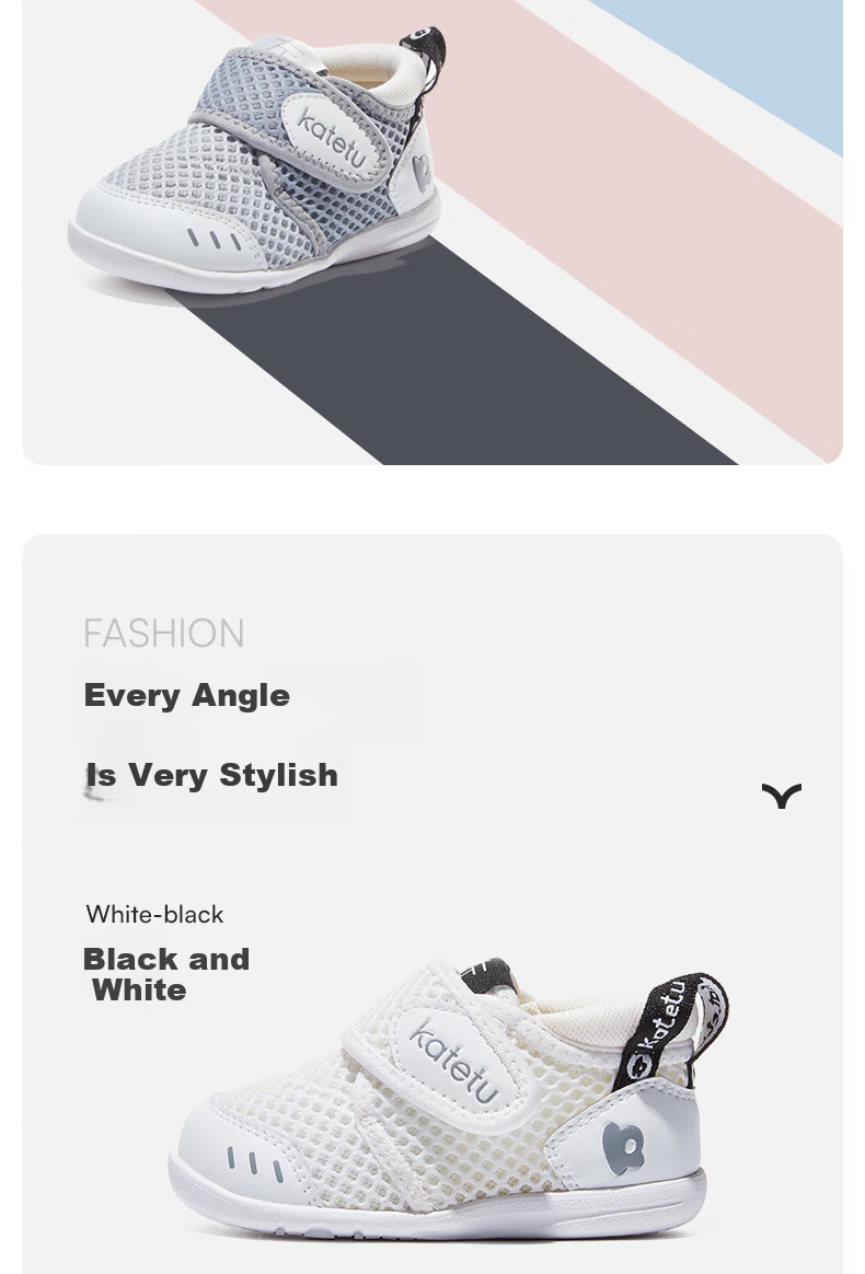 Katetu Toddler Shoes for Infants 1-3 Years Old, Breathable Mesh Children's Shoes, Spring And Summer Functional Shoes, Kindergarten Baby Indoor Shoes X2AE003 11