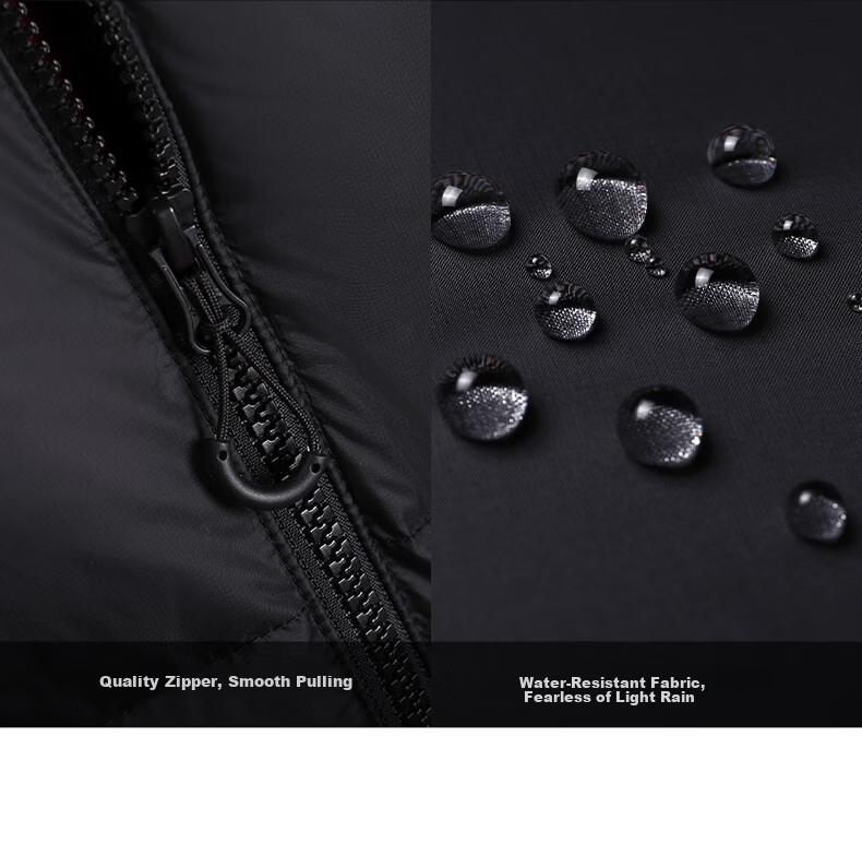 CAMEL Outdoor Down Jacket Unisex Thickened Graphene Warm Water-Repellent Puffer Coat 04/B/D/J Random Delivery 60