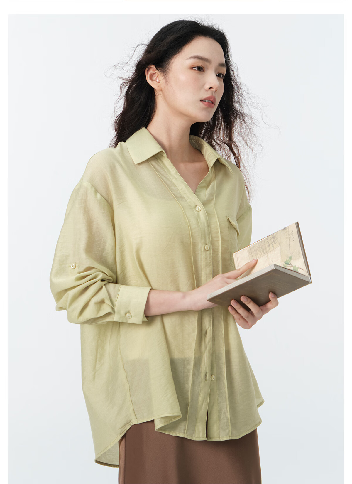 RA&RN RARN/Love Like You Lightweight Lapel Lyocell Shirt 25