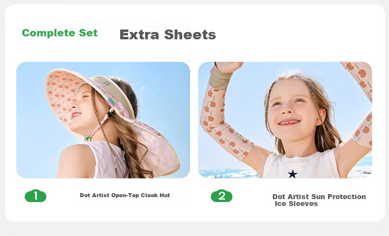 Kocotree KK Tree Kids Cooling UV Protection Arm Sleeves Original Yarn Sun Protection Boys Girls Ice Silk Sleeve Gray 20