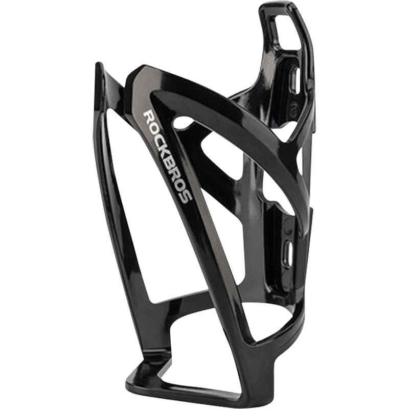 ROCKBROS Bicycle Water Bottle Holder, Colorful Road Bike And Mountain Bike Cup Rack, Cycling Accessory Equipment (Black)