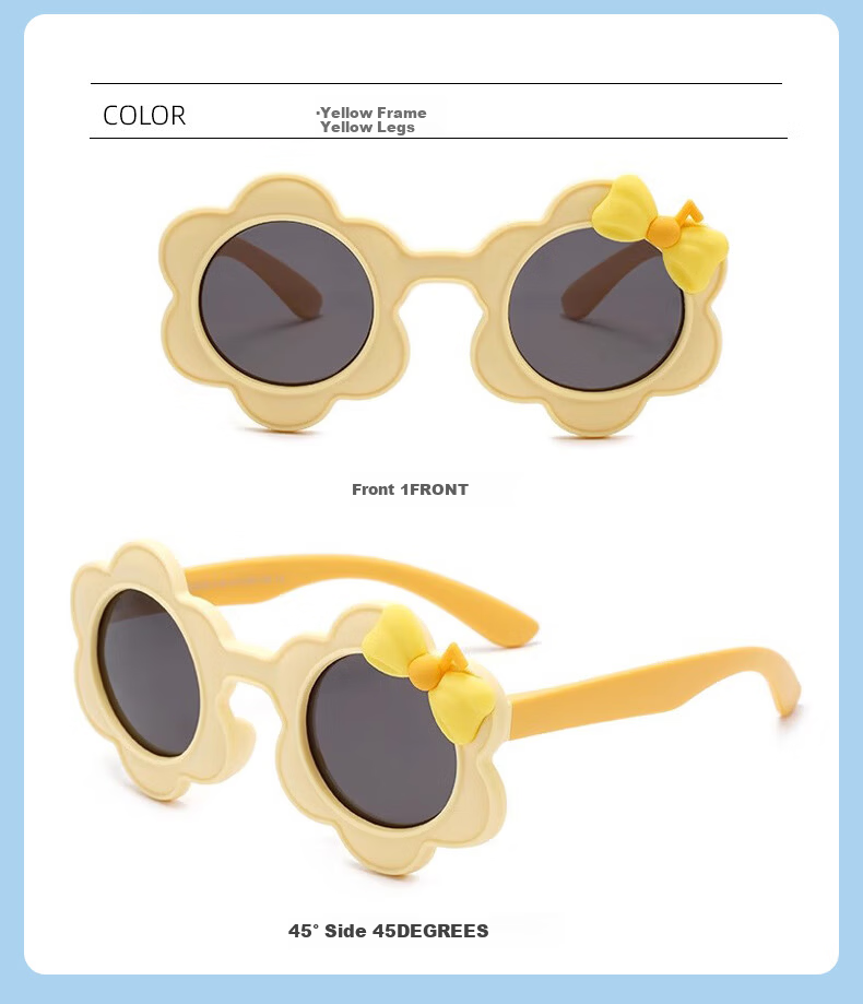 40,000 KM Kids Polarized UV Protection Sunglasses Foldable Fashionable Boys Girls Baby Sun Glasses Back to School 7